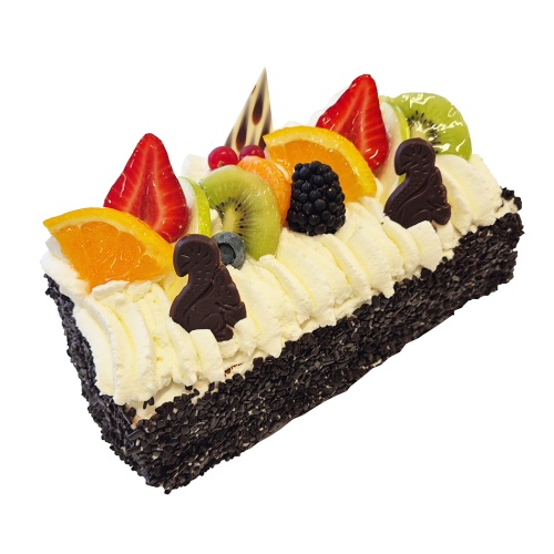 Slagroomschnitte vruchten