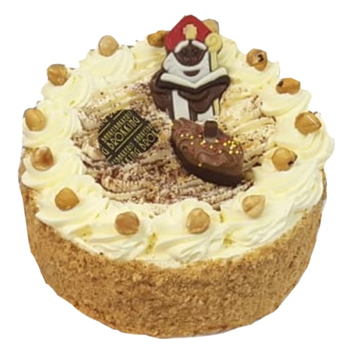 Sint hazelnoot creme taart