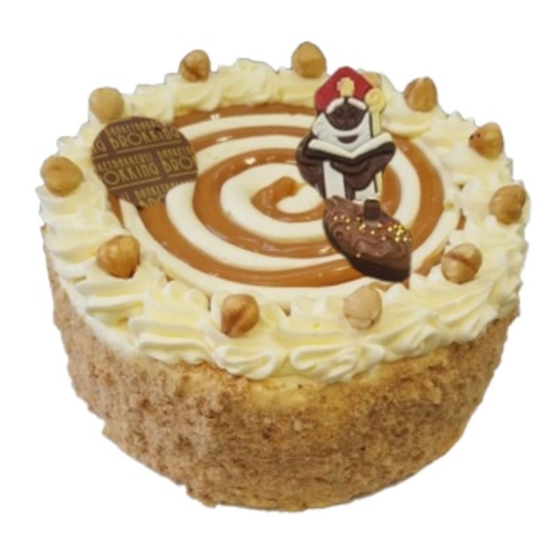 Sint hazelnoot caramel taart