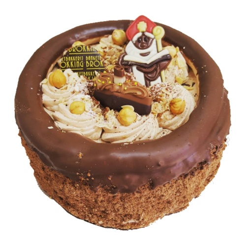 Sint hazelnoot chocolade taart
