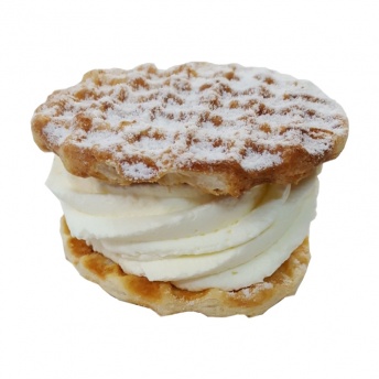 Slagroom wafel