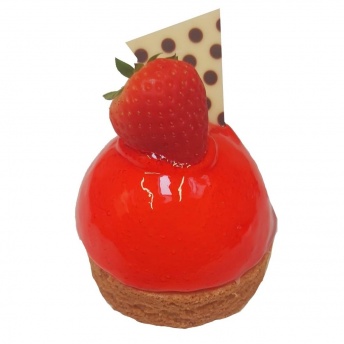 Aardbeien bolgebak
